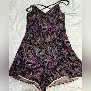 Hollister patterned romper